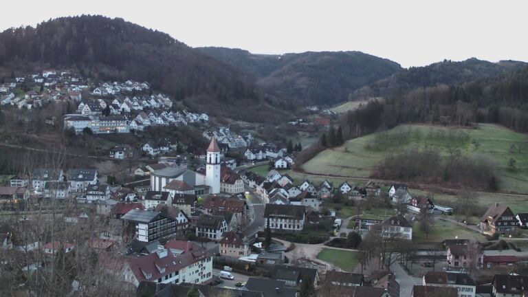 Dieses Bild zeigt eine Webcam-Aufnahme von Ottenhöfen, aufgenommen am Montag, den 02.03.2026 um 06:50 Uhr