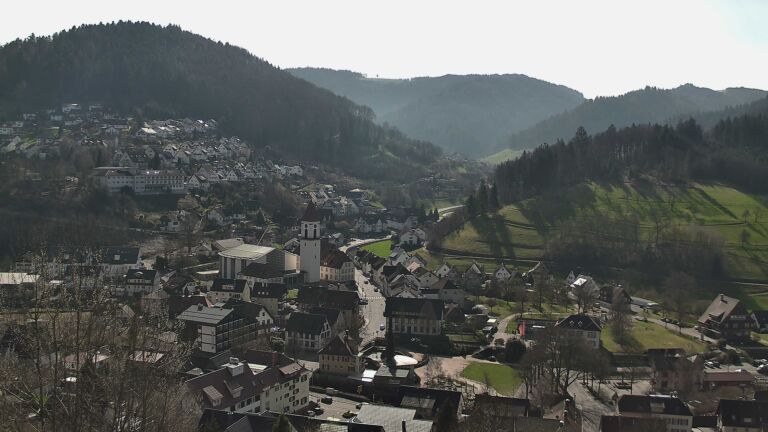 Dieses Bild zeigt eine Webcam-Aufnahme von Ottenhöfen, aufgenommen am Donnerstag, den 05.03.2026 um 11:30 Uhr