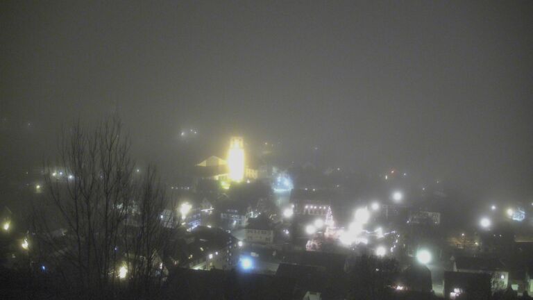 Dieses Bild zeigt eine Webcam-Aufnahme von Ottenhöfen, aufgenommen am Sonntag, den 14.12.2025 um 22:00 Uhr