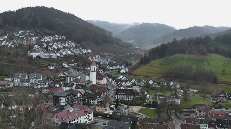 Dieses Bild zeigt eine Webcam-Aufnahme von Ottenhöfen, aufgenommen am Donnerstag, den 12.03.2026 um 07:00 Uhr