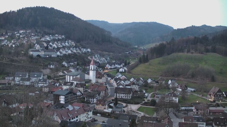 Dieses Bild zeigt eine Webcam-Aufnahme von Ottenhöfen, aufgenommen am Mittwoch, den 25.03.2026 um 06:00 Uhr