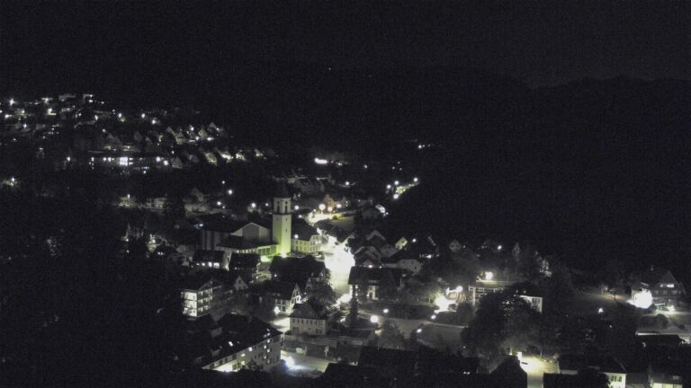 Dieses Bild zeigt eine Webcam-Aufnahme von Ottenhöfen, aufgenommen am Sonntag, den 20.09.2026 um 22:30 Uhr