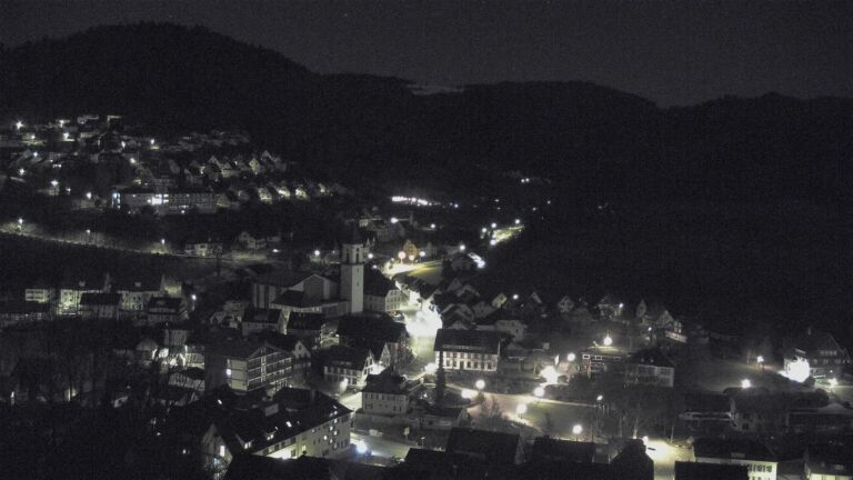 Dieses Bild zeigt eine Webcam-Aufnahme von Ottenhöfen, aufgenommen am Samstag, den 28.03.2026 um 03:00 Uhr