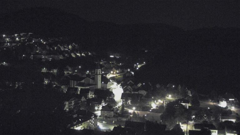 Dieses Bild zeigt eine Webcam-Aufnahme von Ottenhöfen, aufgenommen am Mittwoch, den 15.07.2026 um 00:30 Uhr