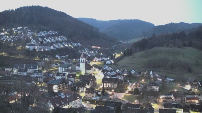 Dieses Bild zeigt eine Webcam-Aufnahme von Ottenhöfen, aufgenommen am Montag, den 23.03.2026 um 05:50 Uhr