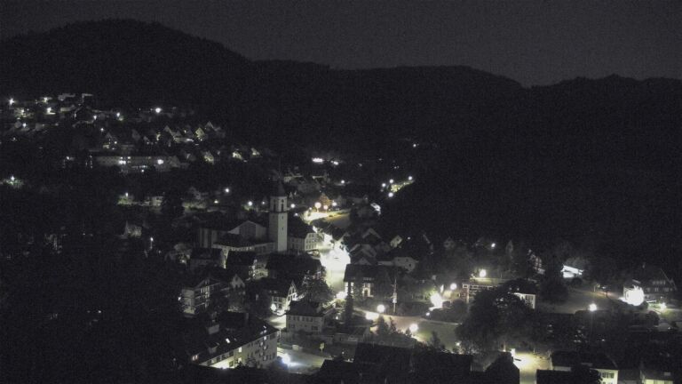 Dieses Bild zeigt eine Webcam-Aufnahme von Ottenhöfen, aufgenommen am Dienstag, den 26.05.2026 um 01:00 Uhr