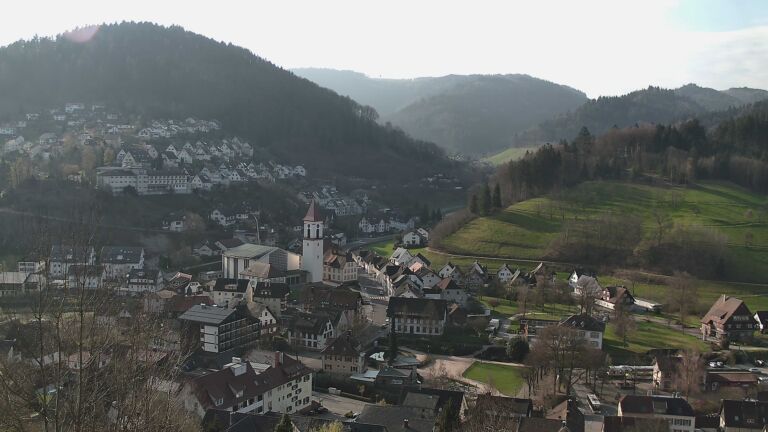 Dieses Bild zeigt eine Webcam-Aufnahme von Ottenhöfen, aufgenommen am Montag, den 23.03.2026 um 08:40 Uhr