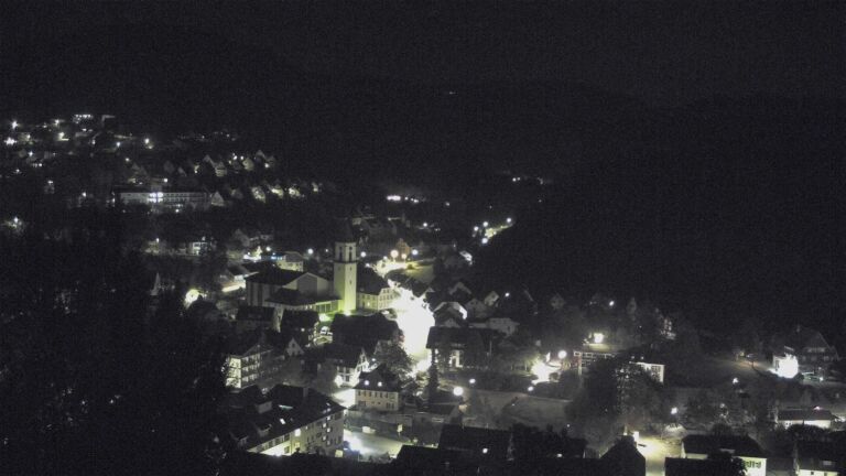 Dieses Bild zeigt eine Webcam-Aufnahme von Ottenhöfen, aufgenommen am Dienstag, den 20.10.2026 um 05:40 Uhr