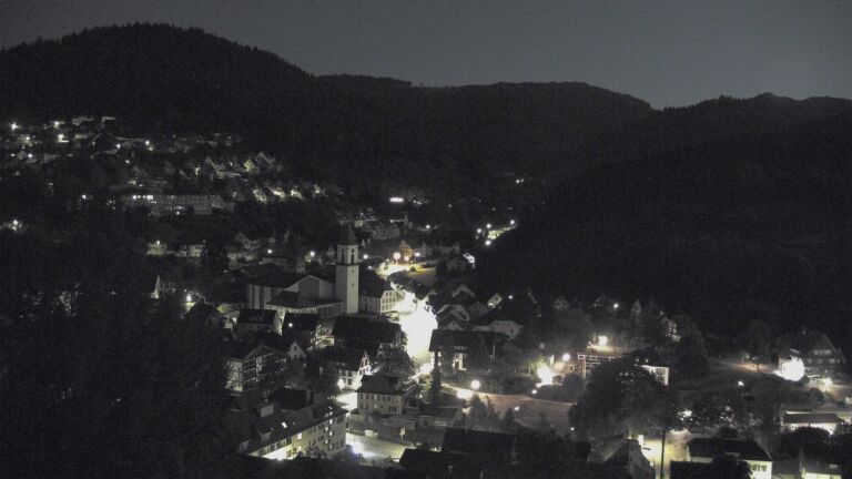 Dieses Bild zeigt eine Webcam-Aufnahme von Ottenhöfen, aufgenommen am Donnerstag, den 30.07.2026 um 04:00 Uhr