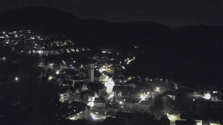 Dieses Bild zeigt eine Webcam-Aufnahme von Ottenhöfen, aufgenommen am Donnerstag, den 15.10.2026 um 23:00 Uhr