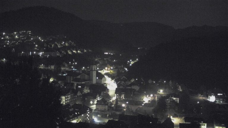 Dieses Bild zeigt eine Webcam-Aufnahme von Ottenhöfen, aufgenommen am Dienstag, den 20.10.2026 um 23:00 Uhr