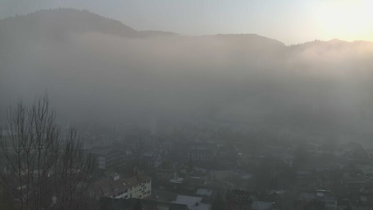 Dieses Bild zeigt eine Webcam-Aufnahme von Ottenhöfen, aufgenommen am Montag, den 29.12.2025 um 15:40 Uhr