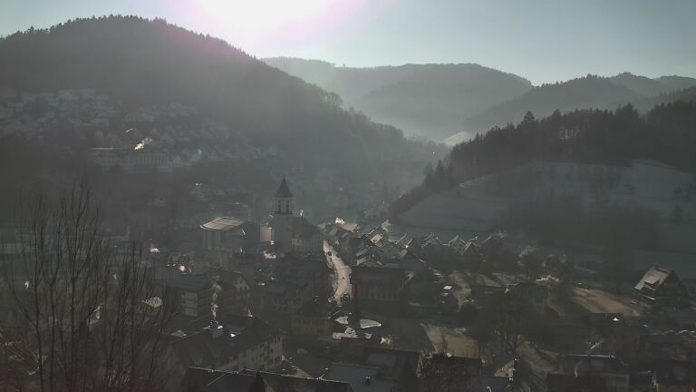 Dieses Bild zeigt eine Webcam-Aufnahme von Ottenhöfen, aufgenommen am Montag, den 29.12.2025 um 10:50 Uhr