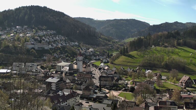 Dieses Bild zeigt eine Webcam-Aufnahme von Ottenhöfen, aufgenommen am Mittwoch, den 08.04.2026 um 10:50 Uhr