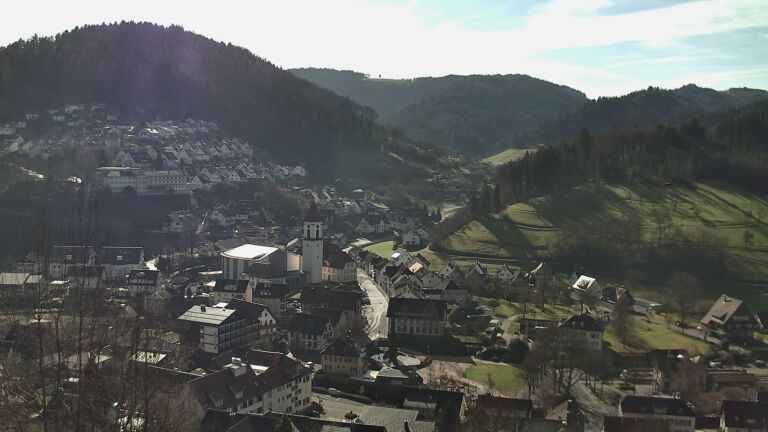 Dieses Bild zeigt eine Webcam-Aufnahme von Ottenhöfen, aufgenommen am Donnerstag, den 26.02.2026 um 10:40 Uhr