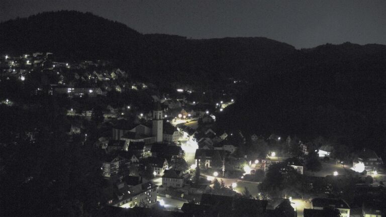 Dieses Bild zeigt eine Webcam-Aufnahme von Ottenhöfen, aufgenommen am Freitag, den 29.05.2026 um 01:00 Uhr