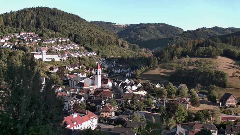 Dieses Bild zeigt eine Webcam-Aufnahme von Ottenhöfen, aufgenommen am Mittwoch, den 12.08.2026 um 19:20 Uhr