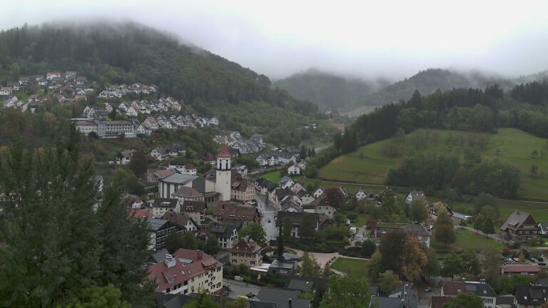 Dieses Bild zeigt eine Webcam-Aufnahme von Ottenhöfen, aufgenommen am Samstag, den 17.10.2026 um 11:20 Uhr
