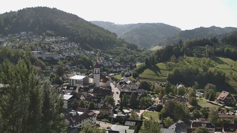 Dieses Bild zeigt eine Webcam-Aufnahme von Ottenhöfen, aufgenommen am Dienstag, den 22.09.2026 um 11:40 Uhr