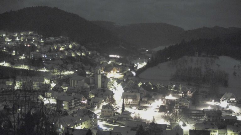 Dieses Bild zeigt eine Webcam-Aufnahme von Ottenhöfen, aufgenommen am Mittwoch, den 07.01.2026 um 03:30 Uhr