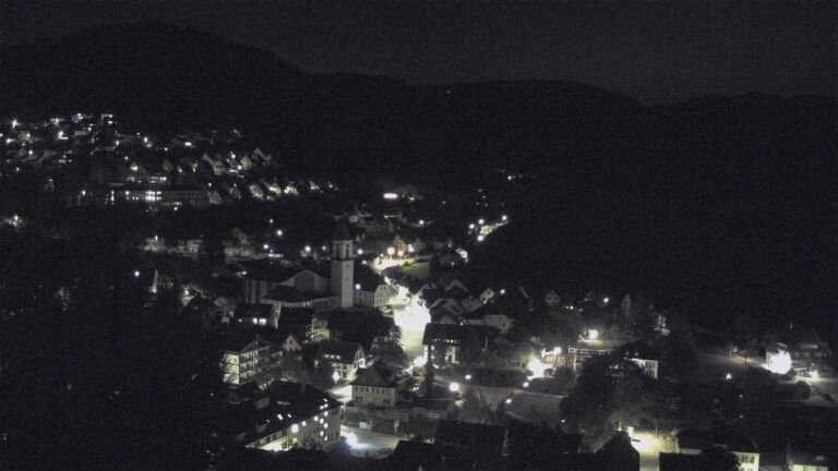 Dieses Bild zeigt eine Webcam-Aufnahme von Ottenhöfen, aufgenommen am Donnerstag, den 17.09.2026 um 23:00 Uhr