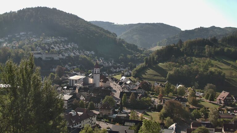 Dieses Bild zeigt eine Webcam-Aufnahme von Ottenhöfen, aufgenommen am Dienstag, den 06.10.2026 um 10:40 Uhr