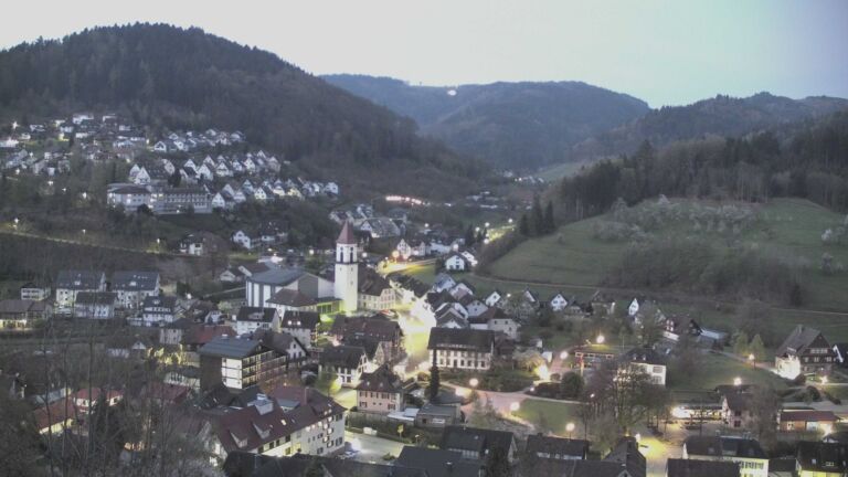 Dieses Bild zeigt eine Webcam-Aufnahme von Ottenhöfen, aufgenommen am Samstag, den 11.04.2026 um 06:10 Uhr