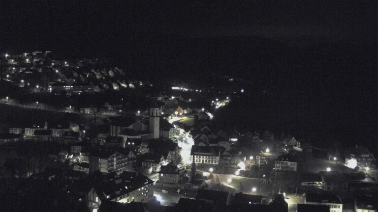 Dieses Bild zeigt eine Webcam-Aufnahme von Ottenhöfen, aufgenommen am Sonntag, den 22.02.2026 um 01:00 Uhr