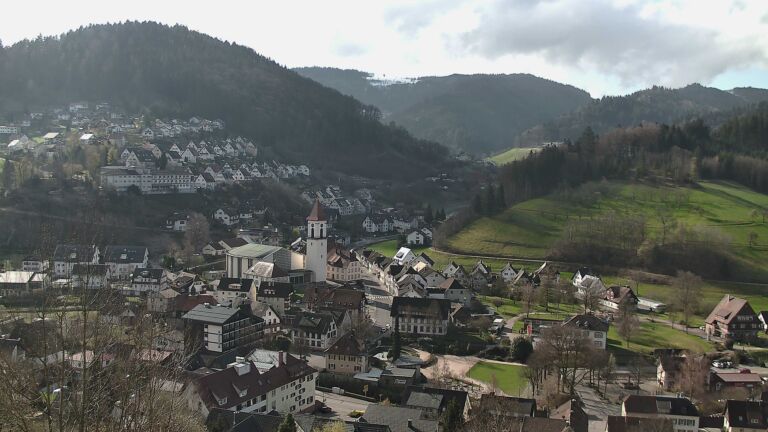 Dieses Bild zeigt eine Webcam-Aufnahme von Ottenhöfen, aufgenommen am Freitag, den 27.03.2026 um 09:20 Uhr