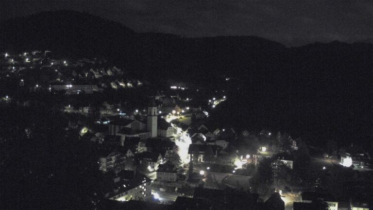 Dieses Bild zeigt eine Webcam-Aufnahme von Ottenhöfen, aufgenommen am Donnerstag, den 22.10.2026 um 02:00 Uhr