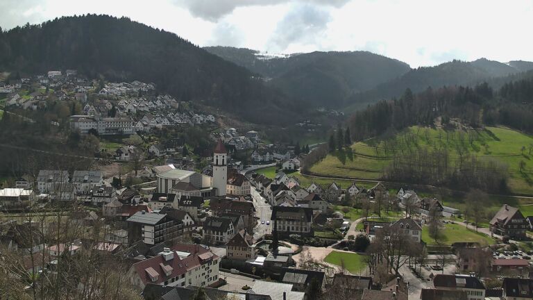 Dieses Bild zeigt eine Webcam-Aufnahme von Ottenhöfen, aufgenommen am Sonntag, den 29.03.2026 um 12:40 Uhr