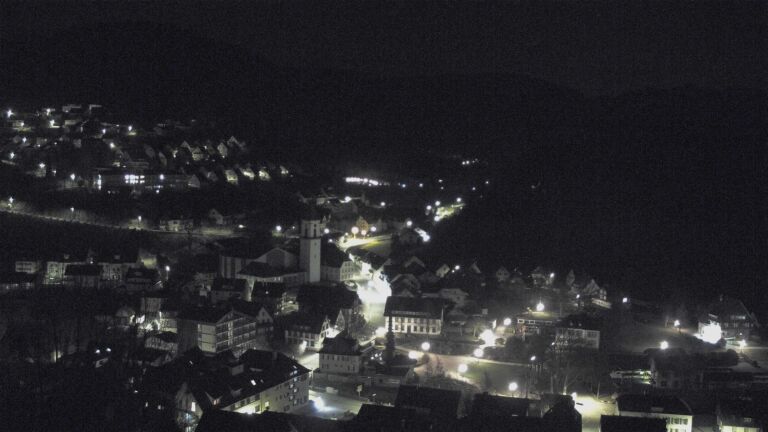 Dieses Bild zeigt eine Webcam-Aufnahme von Ottenhöfen, aufgenommen am Dienstag, den 10.03.2026 um 01:30 Uhr