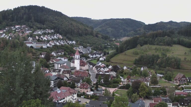 Dieses Bild zeigt eine Webcam-Aufnahme von Ottenhöfen, aufgenommen am Montag, den 14.09.2026 um 06:50 Uhr