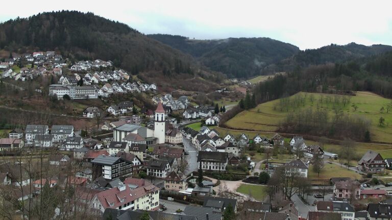 Dieses Bild zeigt eine Webcam-Aufnahme von Ottenhöfen, aufgenommen am Mittwoch, den 11.02.2026 um 08:40 Uhr