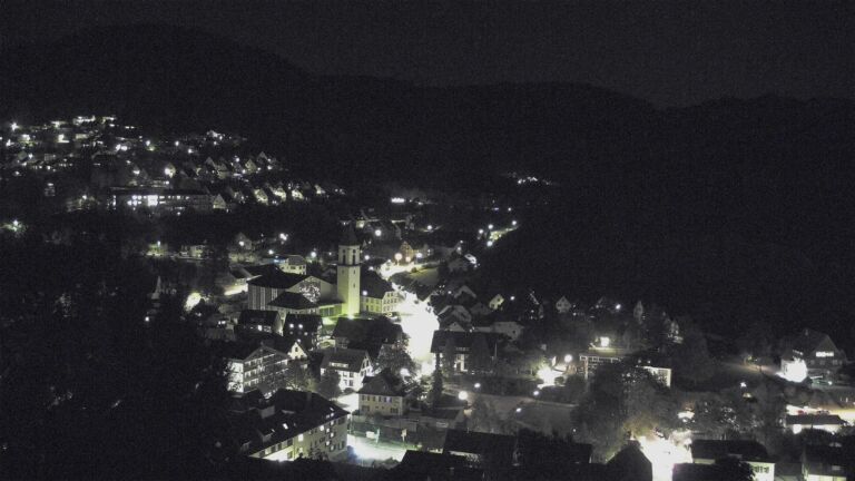 Dieses Bild zeigt eine Webcam-Aufnahme von Ottenhöfen, aufgenommen am Montag, den 05.10.2026 um 20:50 Uhr