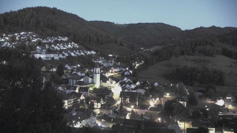 Dieses Bild zeigt eine Webcam-Aufnahme von Ottenhöfen, aufgenommen am Freitag, den 03.07.2026 um 22:30 Uhr