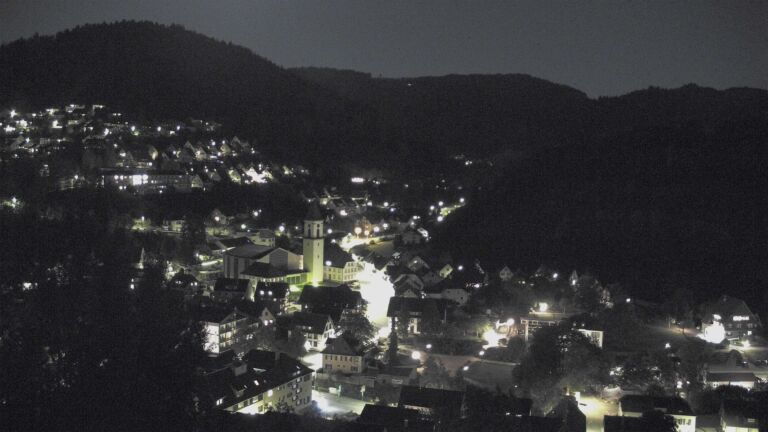 Dieses Bild zeigt eine Webcam-Aufnahme von Ottenhöfen, aufgenommen am Dienstag, den 22.09.2026 um 20:30 Uhr