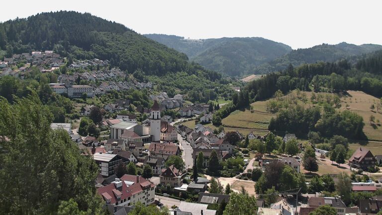 Dieses Bild zeigt eine Webcam-Aufnahme von Ottenhöfen, aufgenommen am Mittwoch, den 29.07.2026 um 12:40 Uhr