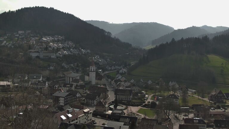 Dieses Bild zeigt eine Webcam-Aufnahme von Ottenhöfen, aufgenommen am Montag, den 09.03.2026 um 12:20 Uhr