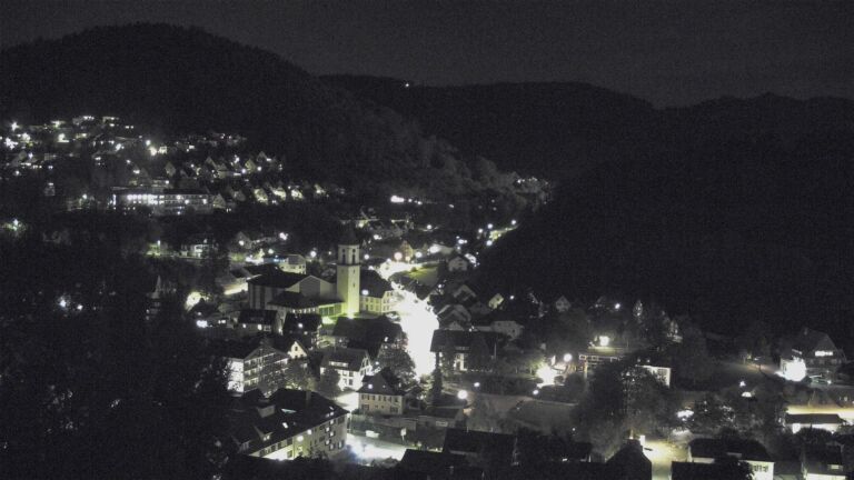 Dieses Bild zeigt eine Webcam-Aufnahme von Ottenhöfen, aufgenommen am Freitag, den 16.10.2026 um 20:30 Uhr