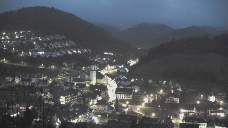 Dieses Bild zeigt eine Webcam-Aufnahme von Ottenhöfen, aufgenommen am Samstag, den 14.03.2026 um 06:10 Uhr