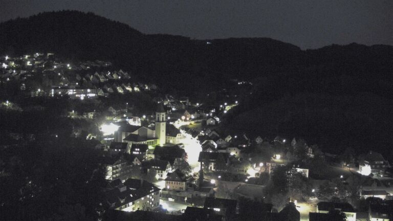 Dieses Bild zeigt eine Webcam-Aufnahme von Ottenhöfen, aufgenommen am Freitag, den 23.10.2026 um 07:10 Uhr