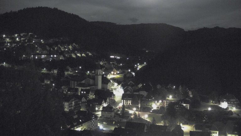 Dieses Bild zeigt eine Webcam-Aufnahme von Ottenhöfen, aufgenommen am Sonntag, den 03.05.2026 um 01:30 Uhr