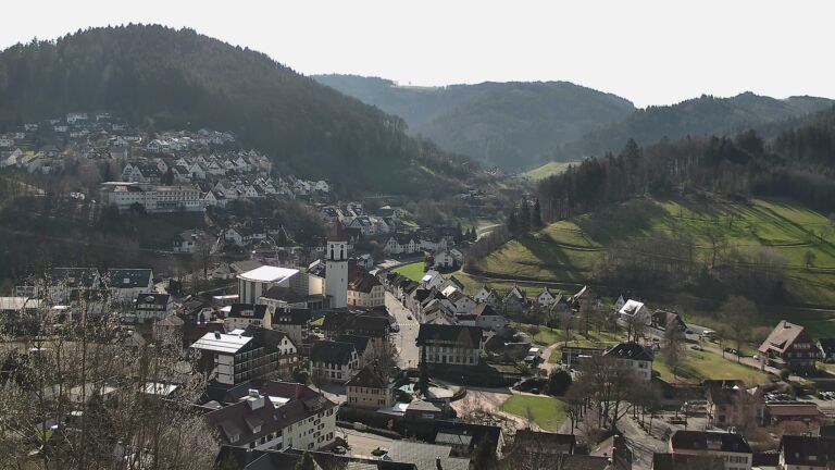 Dieses Bild zeigt eine Webcam-Aufnahme von Ottenhöfen, aufgenommen am Dienstag, den 03.03.2026 um 10:40 Uhr