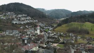 Dieses Bild zeigt eine Webcam-Aufnahme von Ottenhöfen, aufgenommen am Sonntag, den 15.02.2026 um 11:10 Uhr