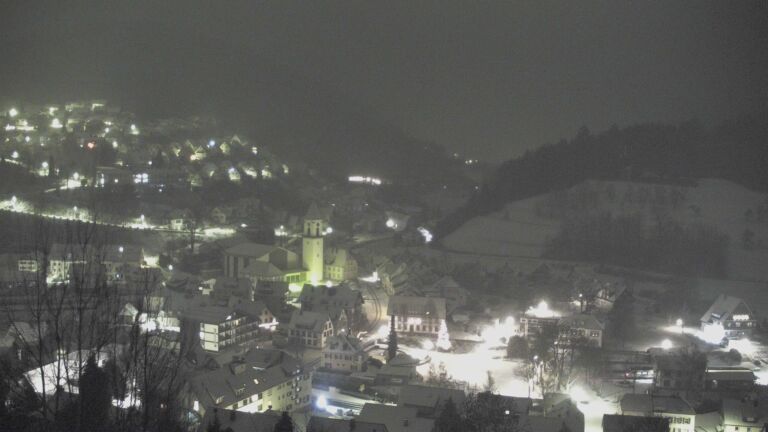 Dieses Bild zeigt eine Webcam-Aufnahme von Ottenhöfen, aufgenommen am Freitag, den 02.01.2026 um 05:30 Uhr