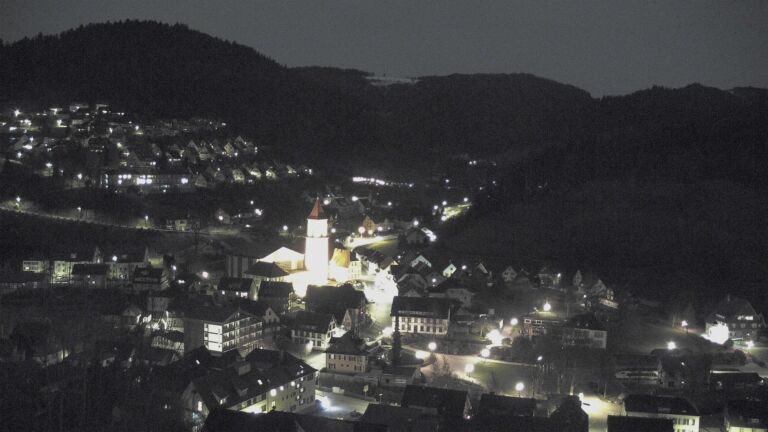 Dieses Bild zeigt eine Webcam-Aufnahme von Ottenhöfen, aufgenommen am Sonntag, den 29.03.2026 um 22:30 Uhr