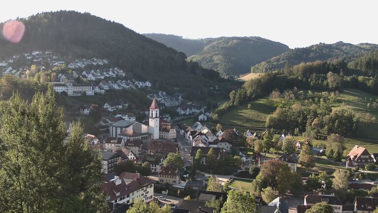 Dieses Bild zeigt eine Webcam-Aufnahme von Ottenhöfen, aufgenommen am Mittwoch, den 23.09.2026 um 08:50 Uhr