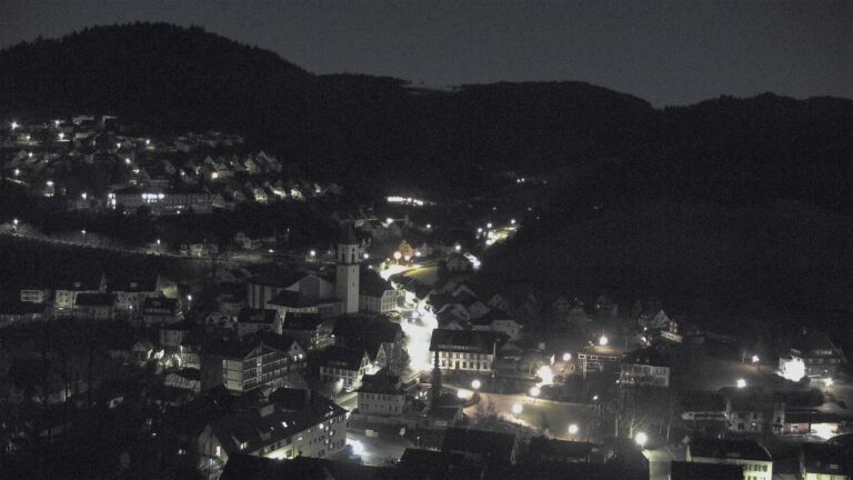 Dieses Bild zeigt eine Webcam-Aufnahme von Ottenhöfen, aufgenommen am Samstag, den 31.01.2026 um 03:00 Uhr