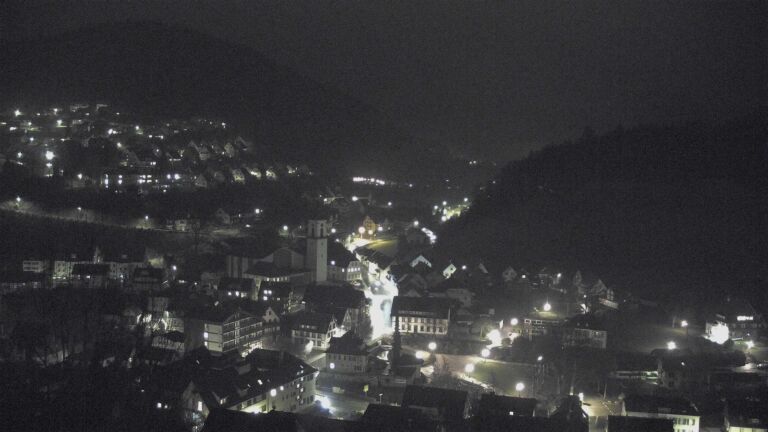 Dieses Bild zeigt eine Webcam-Aufnahme von Ottenhöfen, aufgenommen am Samstag, den 28.03.2026 um 23:00 Uhr